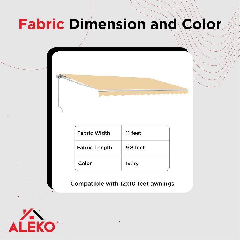 ALEKO Retractable Awning Fabric Replacement