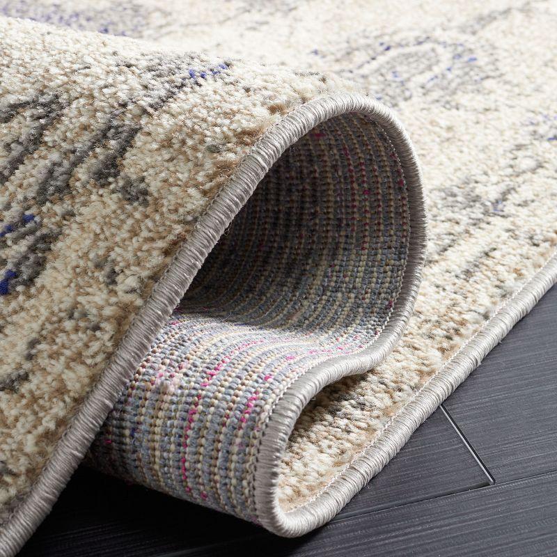 Madison MAD484 Power Loomed Area Rug - Beige/Purple - 3'x5' - Safavieh.