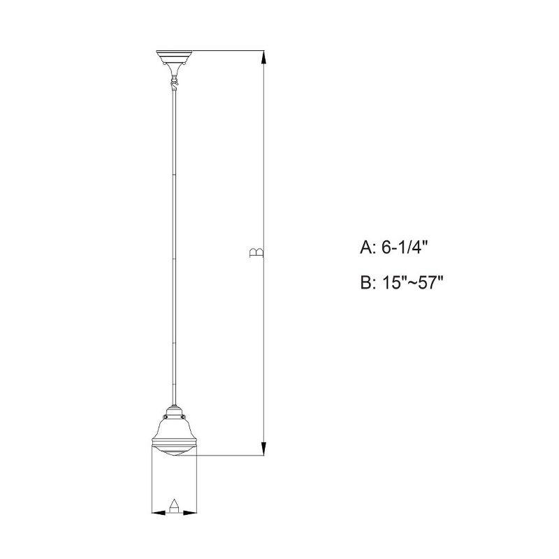 Vaxcel Huntley 1 - Light Pendant in  Oil Rubbed Bronze