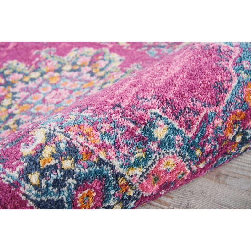 Nourison Passion Medallion Bohemian Indoor Rug Fuchsia 1'10" x 2'10"