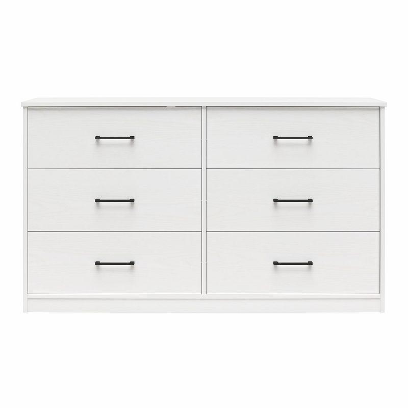 Ameriwood Home BrEZ Build Collection Pearce Wide 6 Drawer Dresser