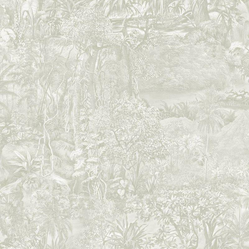 Tempaper & Co. Jungle Toile Removable Peel and Stick Wallpaper, Countryside Gray Toile, 56 sq. ft.: Vinyl Self-Adhesive Botanical Design