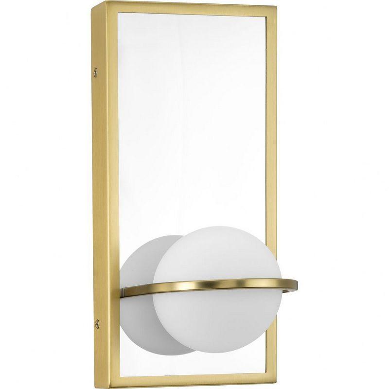 Everly Quinn Steel LED Flush Mounted Sconce