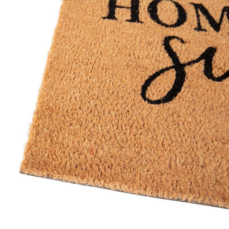 Flash Furniture Harbold 18" x 30" Indoor/Outdoor Coir Doormat with Home Sweet Home Message and Non-Slip Backing