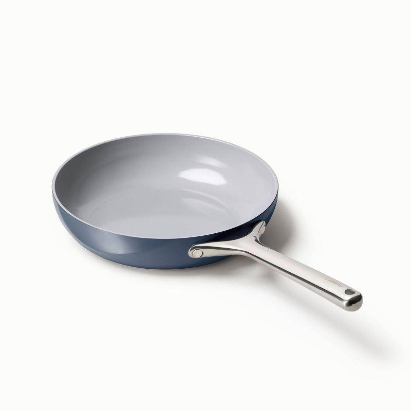 Navy Ceramic Coated Non-Stick Fry Pan with Stainless Steel Handle