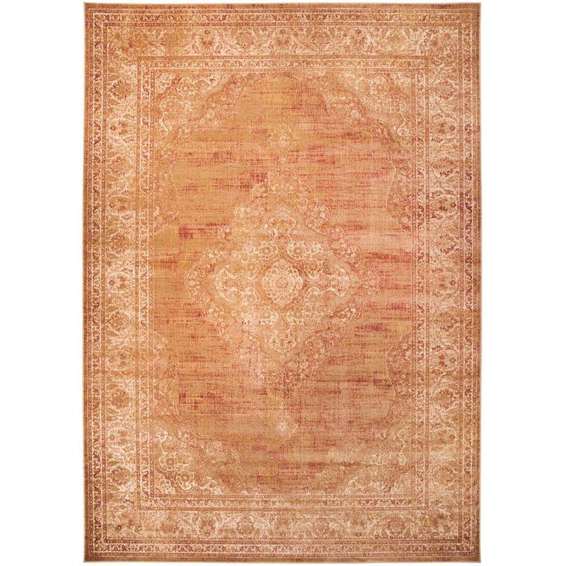 Vintage VTG112 Power Loomed Indoor Skid-Resistant Area Rug - Taupe - 7'6"x10'6" - Safavieh