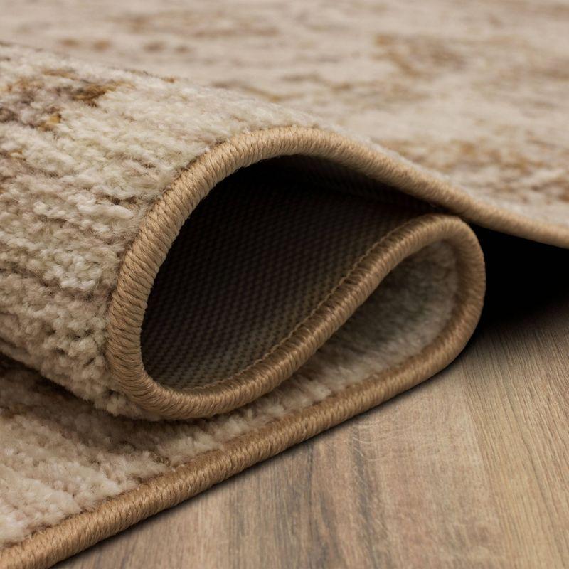 7'X10' Vintage Tufted Distressed Area Rug Tan - Threshold™