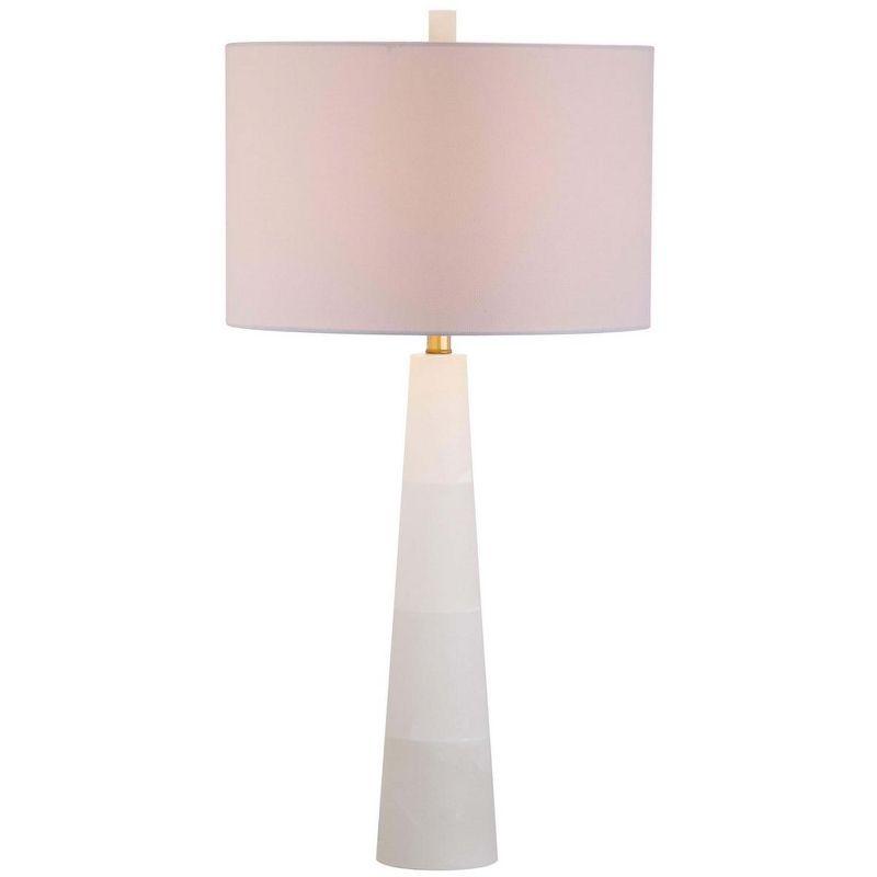 Delilah Alabaster Table Lamp - White - Safavieh.