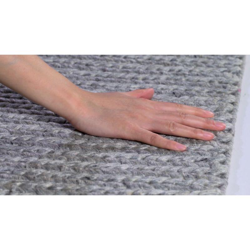 Natura Hand Woven 60% Wool And 40% Viscose Chevron Rug