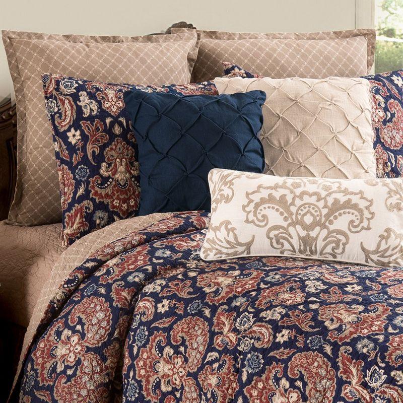 C&F Home Colonial Williamsburg Rosamund Damask Full/Queen 3 Piece Quilt Set