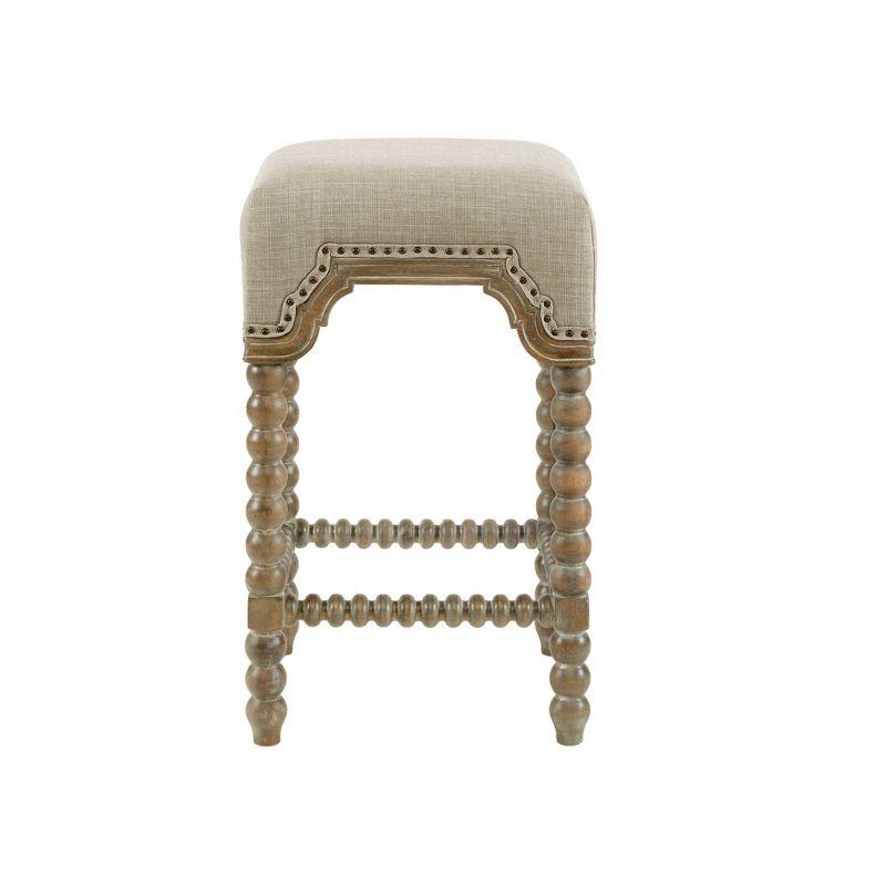 Ondine Farmhouse Solid Wood Counter Stool