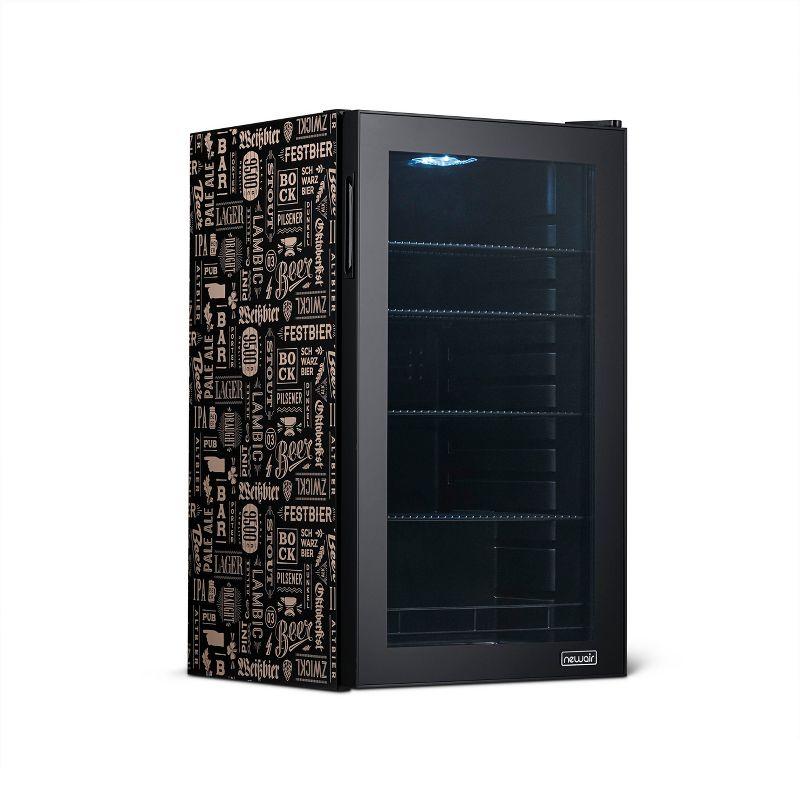 Newair Newair Custom Designed Freestanding 126 Can Beer Fridge with SplitShelf