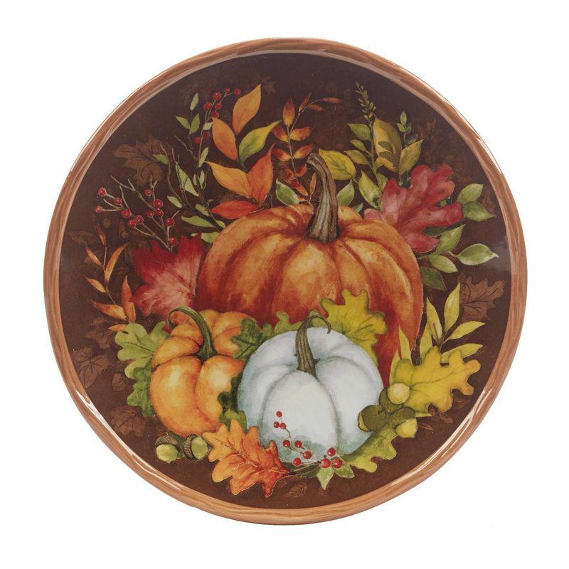 Certified International Set of 4 Harvest Blessings Dessert Plates