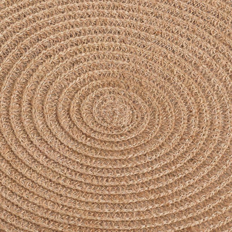 Natural Jute Round Placemats Set of 4