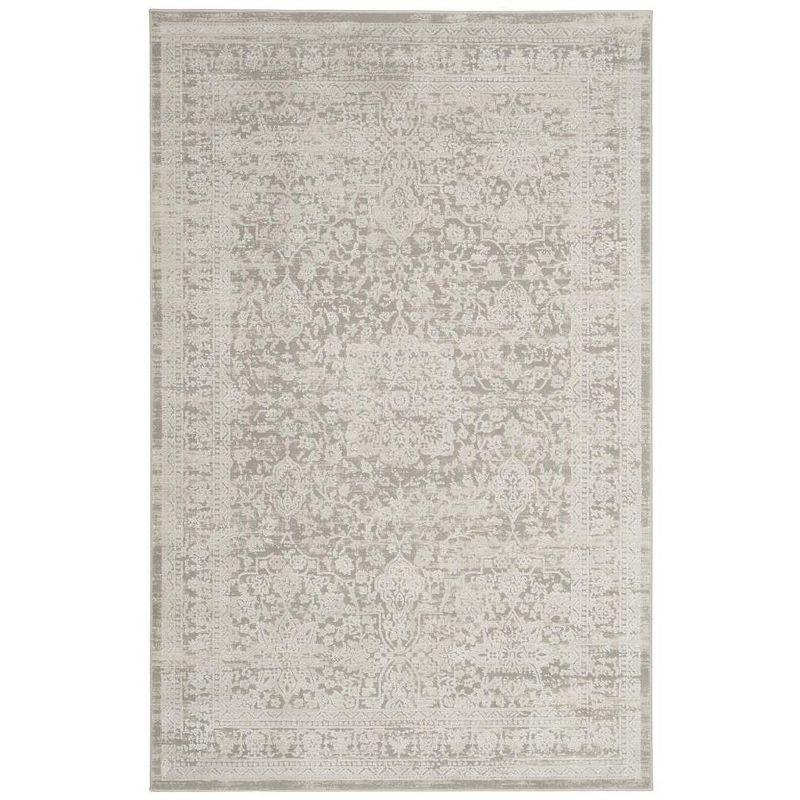 Princeton PRN712 Power Loomed Indoor Area Rug - Grey/Beige - 4'x6' - Safavieh.