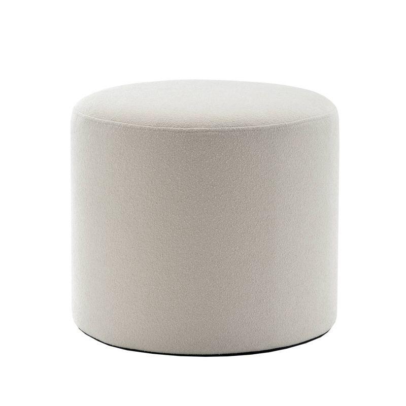 19" Round Pouf Ottoman - WOVENBYRD