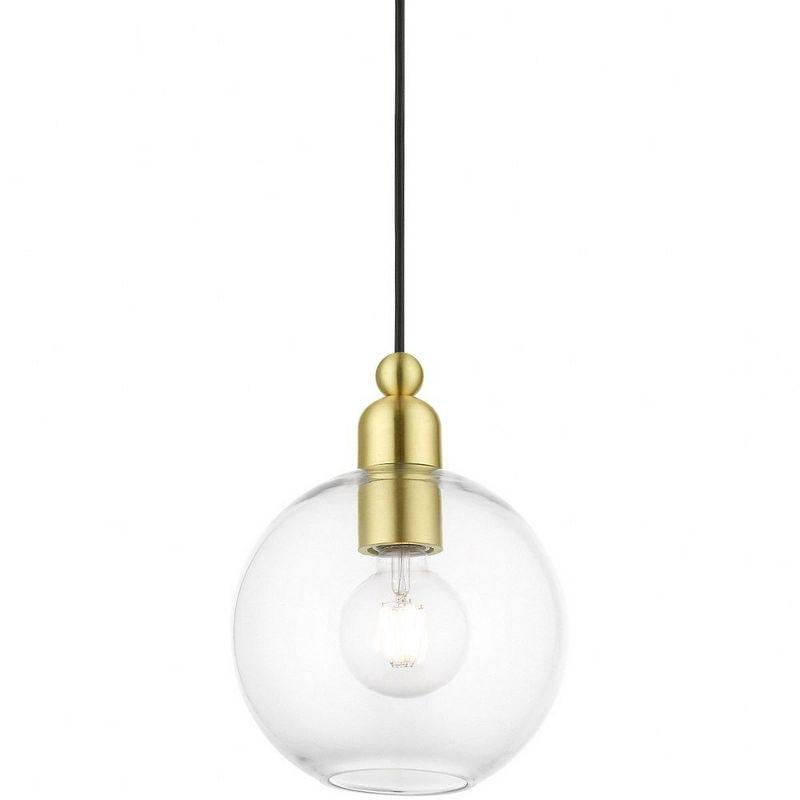 Livex Lighting Downtown 1 - Light Pendant in  Satin Brass