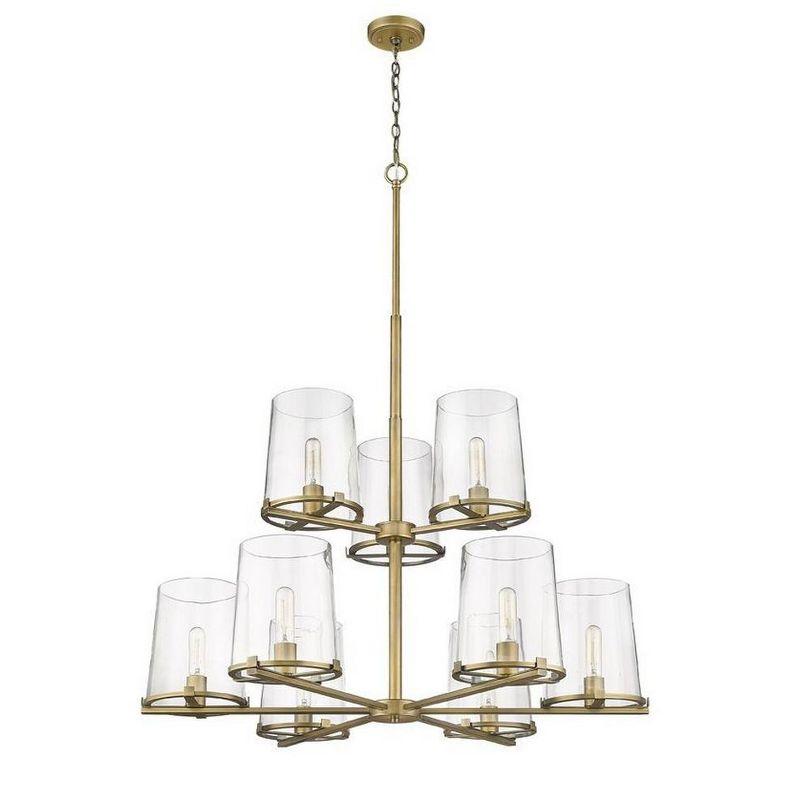 Z-Lite Callista 9 - Light Chandelier in  Rubbed Brass