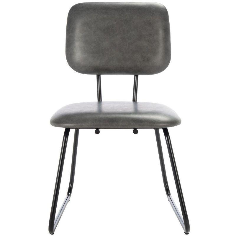 Chavelle Side Chair - ACH6205 - Set of 2 - Grey/Black - Safavieh
