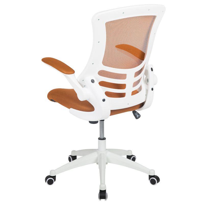 Flash Furniture Mid-Back Mesh Swivel Ergonomic Task Office Chair with Flip-Up Arms