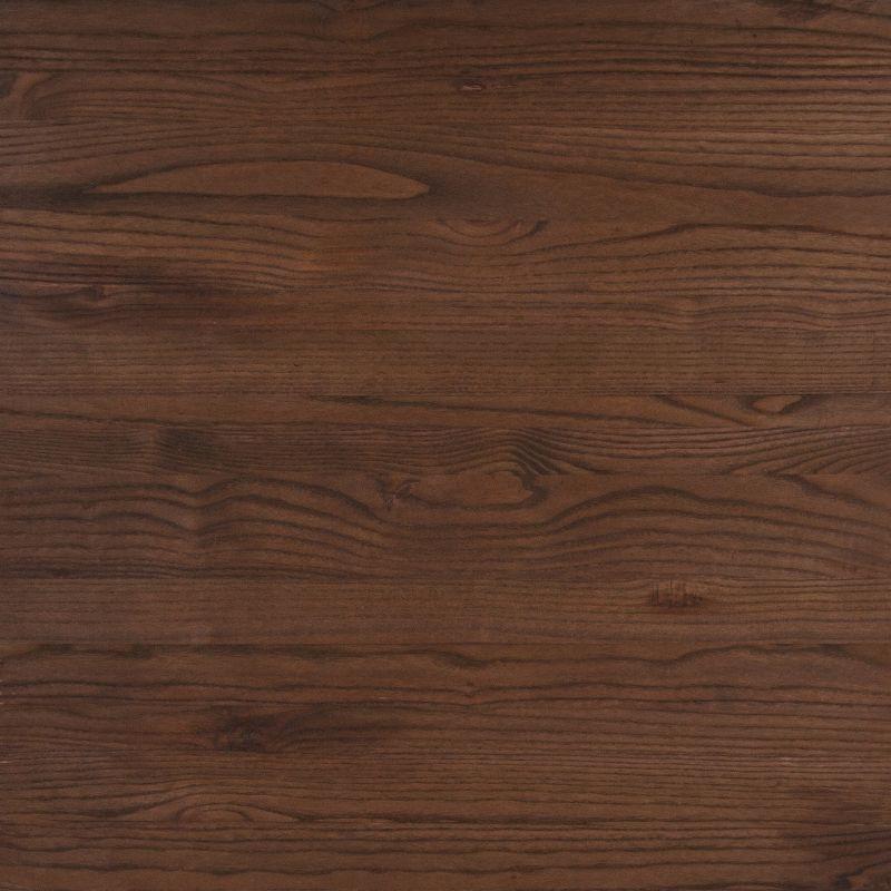 Flash Furniture 31.5" Square Black Metal Indoor Bar Height Table with Walnut Rustic Wood Top