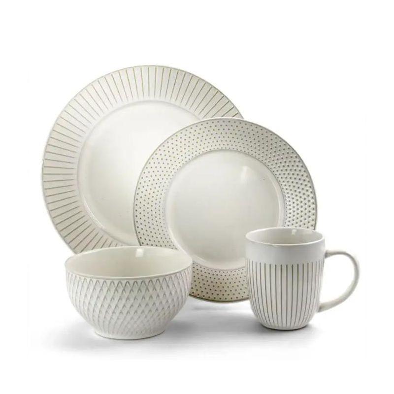 Ophelia & Co. Avelar 16 Piece Stoneware Dinnerware Set - Service for 4