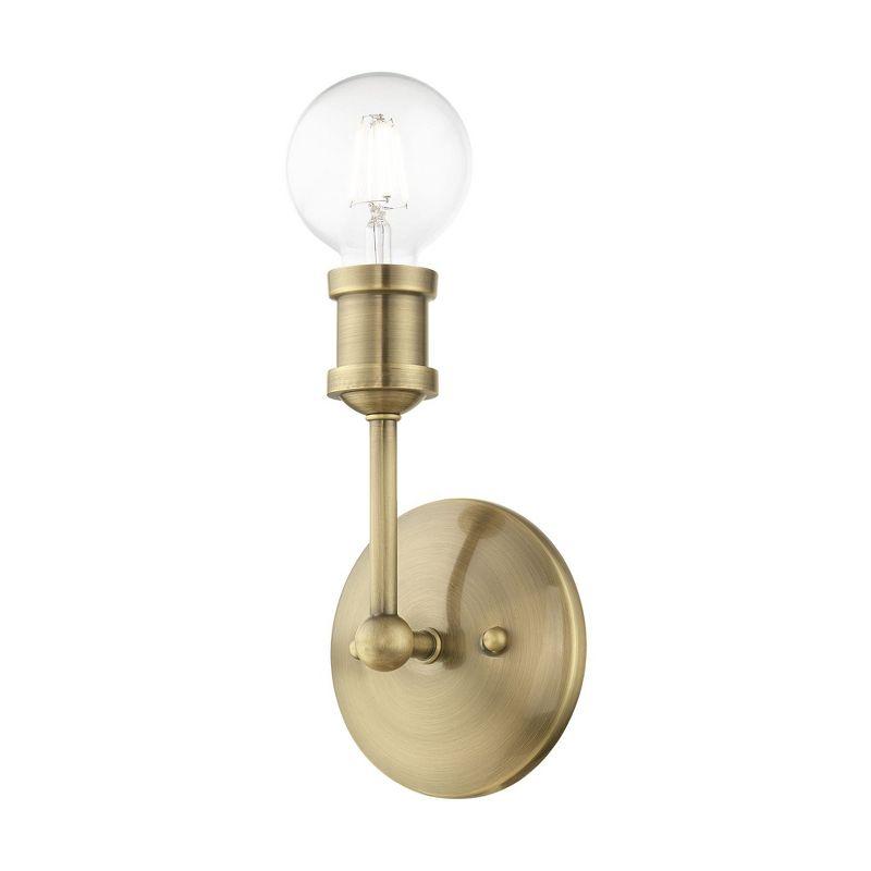 Livex Lighting Lansdale 1 - Light Vanity in  Antique Brass