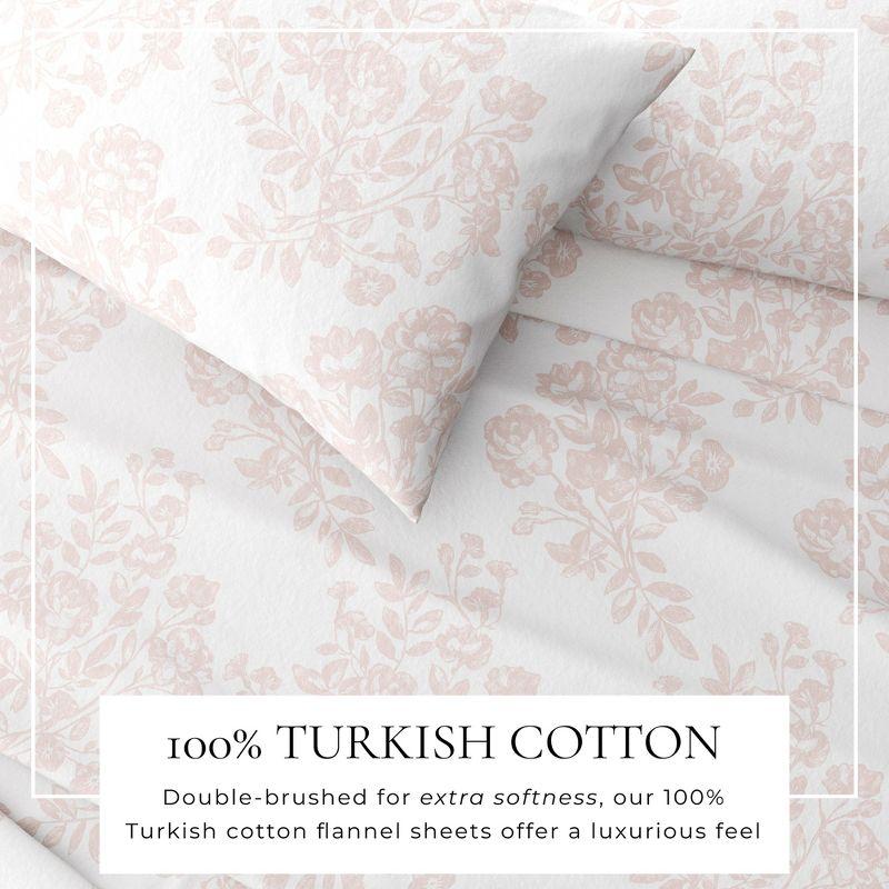 100% Cotton Cozy Solid Flannel Sheet Set