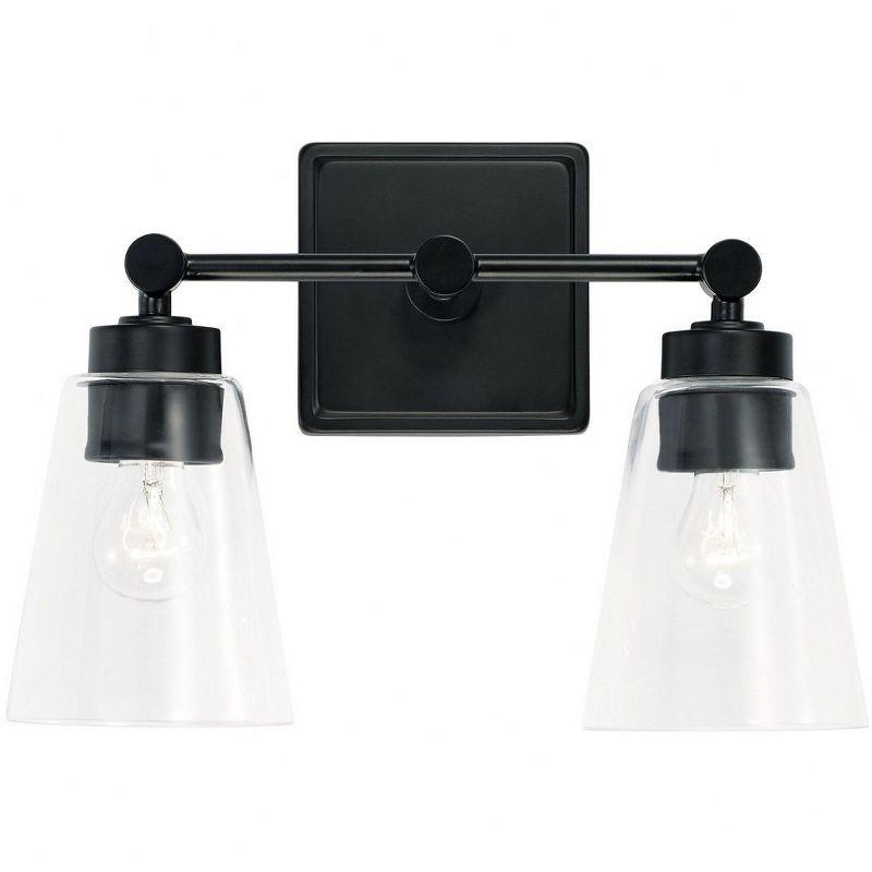 Capital Lighting Rory 2 - Light Vanity in  Matte Black