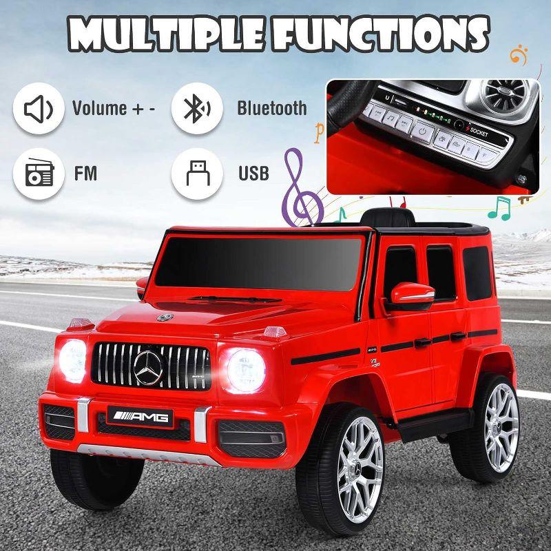 Costway 12V Kids Ride On Car Licensed Mercedes Benz G63 Electric Vehicle with Remote Control