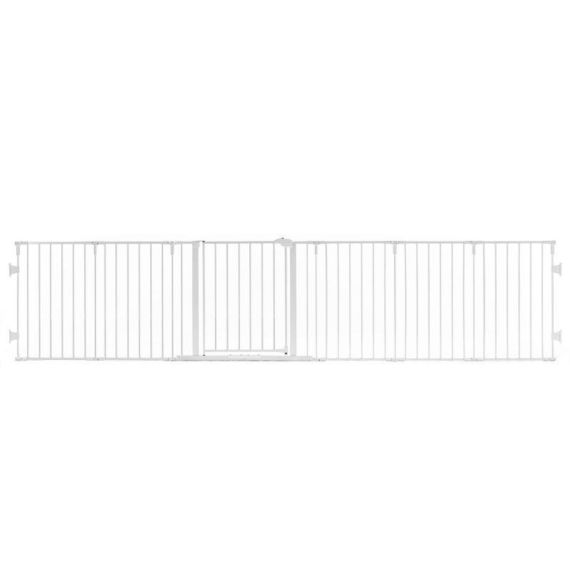 Regalo 130" 6 Panel Super Wide 2-in-1 Configurable Metal Safety Gate