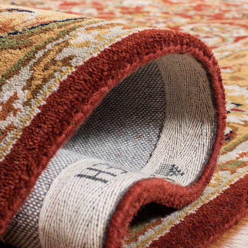 Classic CL758K Hand Tufted Area Rug - Rust/Camel - 4'x6' - Safavieh..