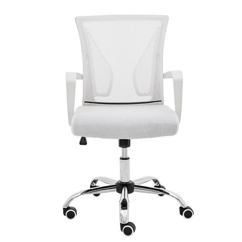 Modern Home Zuna Mid-Back Office Chair - White/White