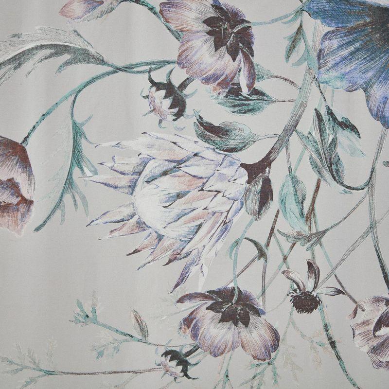 Madison Park Cassandra Printed Cotton Shower Curtain