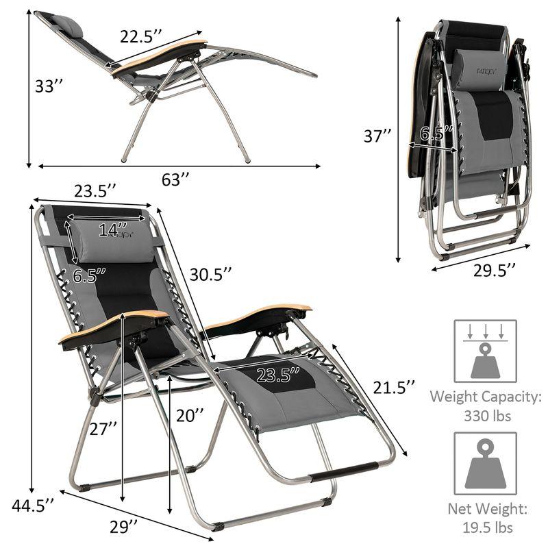 Costway Folding Zero Gravity Chair