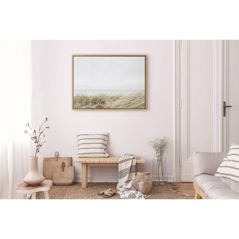 Sylvie East Beach Framed Canvas by Amy Peterson Art Studio - Kate & Laurel All Things Decor