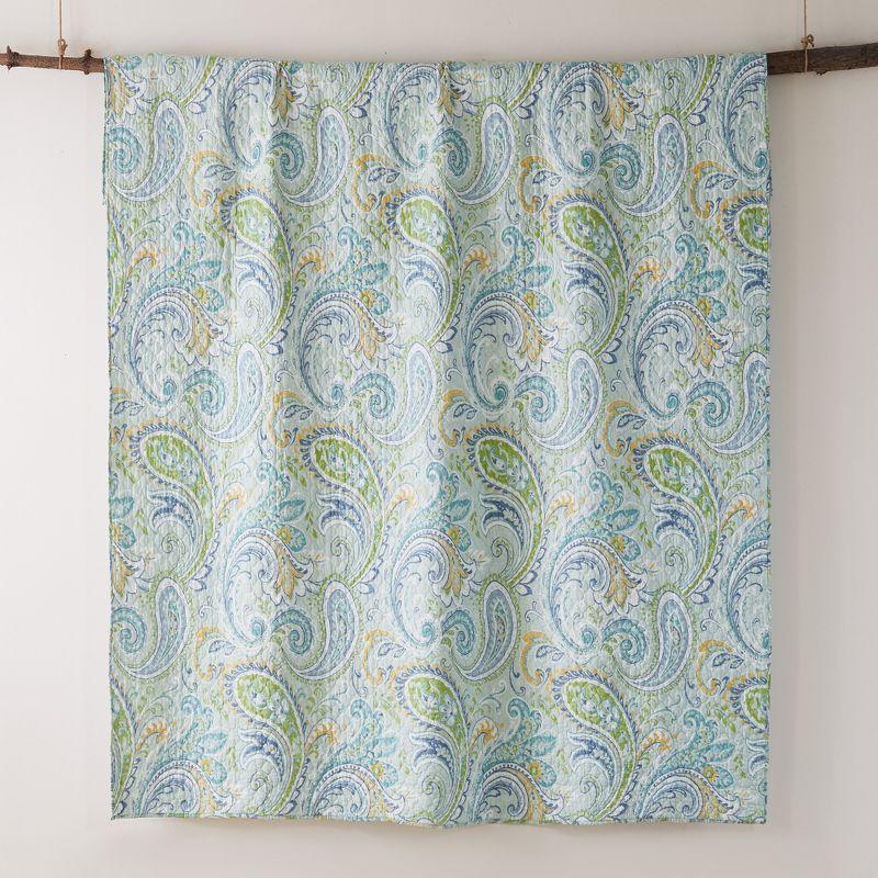 Cortona Paisley Quilt Set - Twin/Twin XL Quilt and One Standard Pillow Sham - Levtex Home