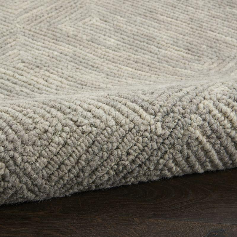 Nourison Vail Contemporary Indoor Area Rug Grey 8'3" x 11'6"