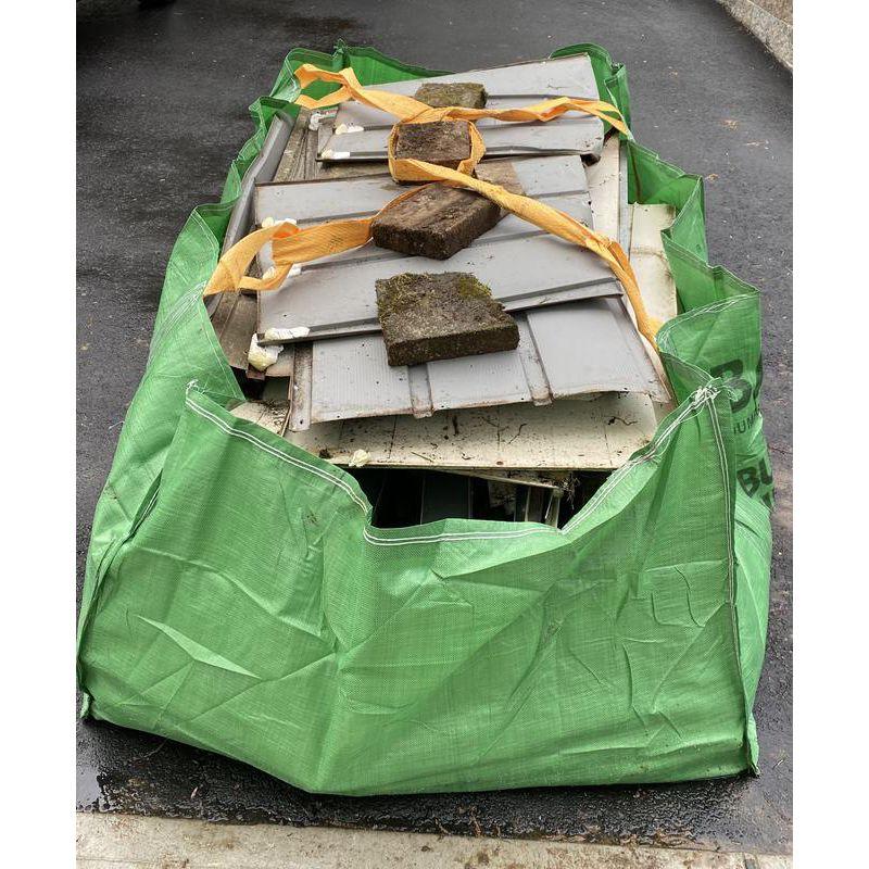 Waste Management Bagster Dumpster in a Bag Green