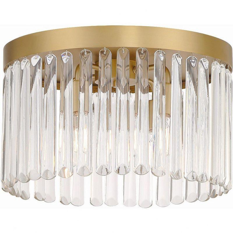 Crystorama Lighting Emory 4 - Light Flush Mount in  Modern Gold