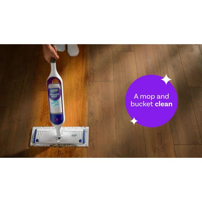 Swiffer Power Mop Multi-Surface Purple Mopping Pad Refills