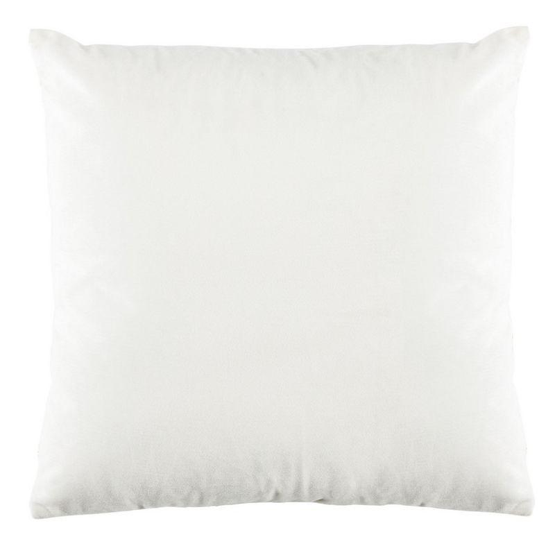 Ventress Metallic Applique Reversible Throw Pillow