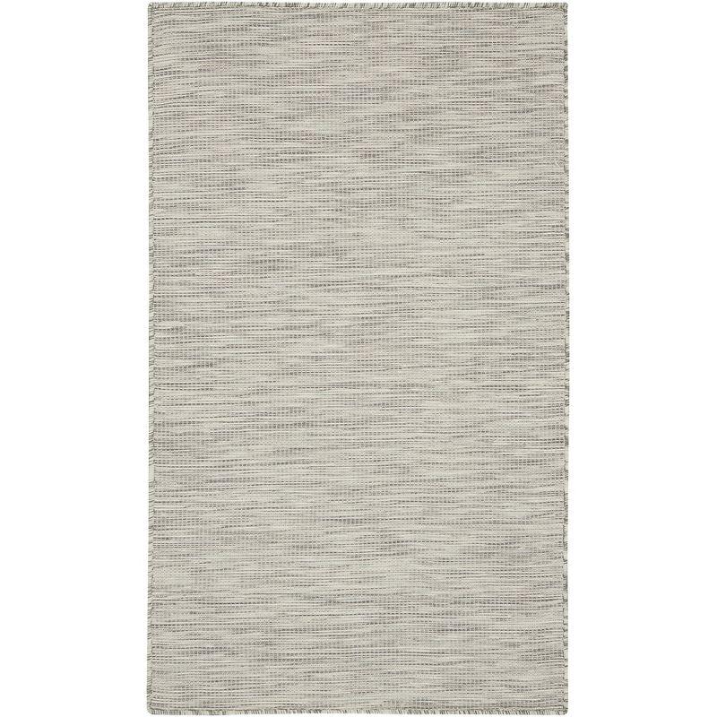 Positano Light Grey 3' x 5' Easy-Care Synthetic Area Rug