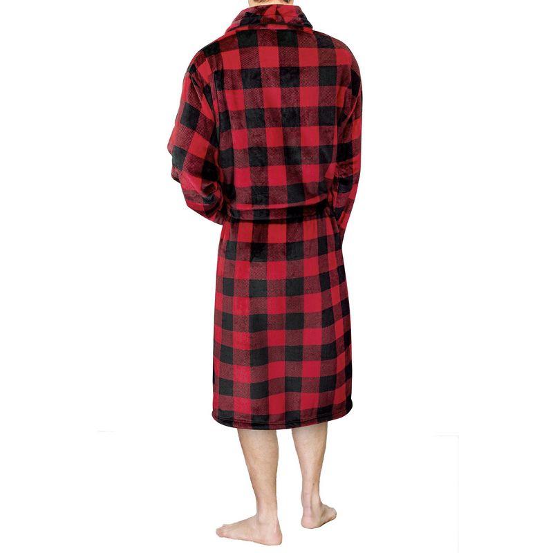 Rosalind Wheeler Speight Fleece Mid-Calf Bathrobe with Pockets