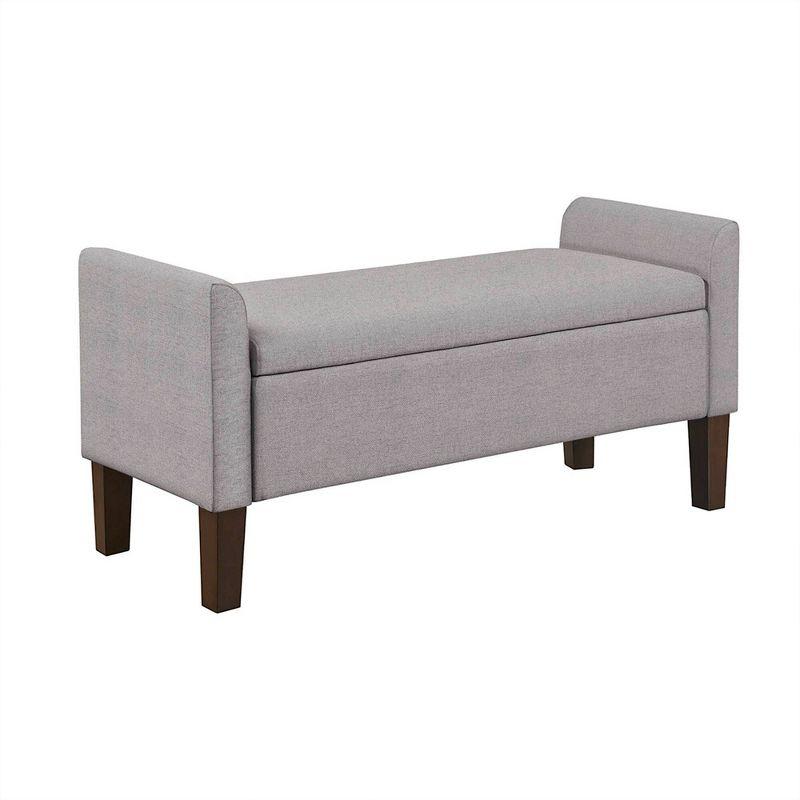 510 Design Blaire Flip-Top Upholstered Storage Bench