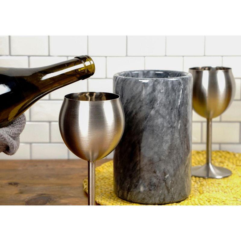 RSVP Marble Wine Cooler - Gray