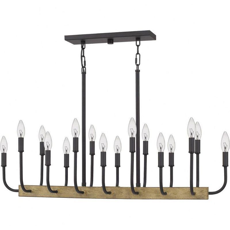 Quoizel Lighting Coda 16 - Light Island Pendant Light in  Matte Black