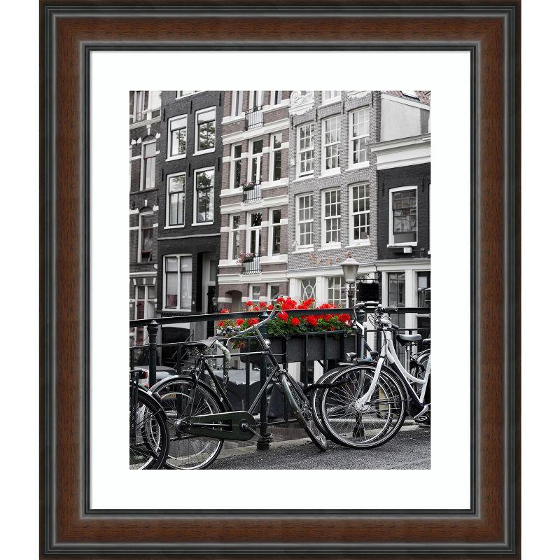 Amanti Art Cyprus Walnut Wood Picture Frame Opening Size 20x24 in. (Matted To 16x20 in.)