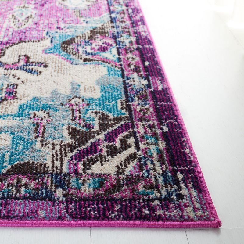 Madison MAD484 Power Loomed Indoor Area Rug - Lavender/Light Blue - 6'x9' - Safavieh