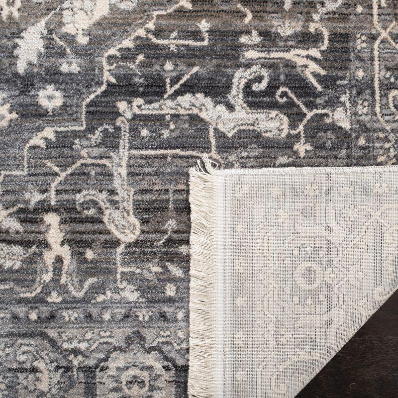 Vintage Persian VTP479 Power Loomed Indoor Area Rug - Grey/Charcoal - 5'x7'6" - Safavieh